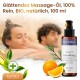 Massage oil, smoothing massage oil, 100% pure, organic, natural, 100 ml