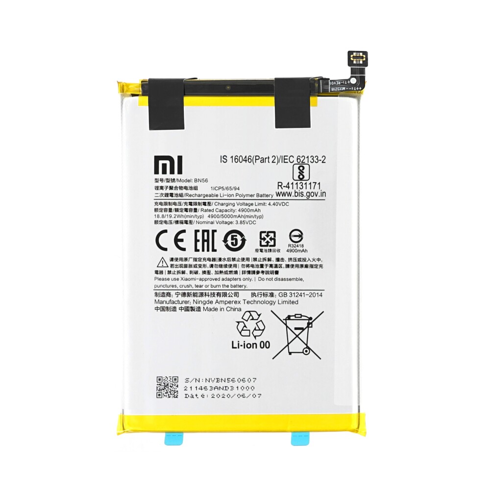 Xiaomi Battery Bn56 5000mah Redmi 9a9c Poco M2 Pro 46020000425d Mpsmobile Gmbh 3085