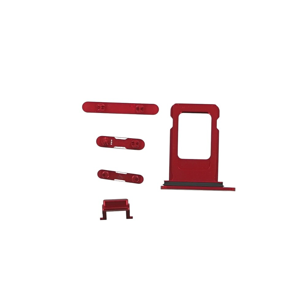 Button Set for iPhone XR red mpsmobile GmbH
