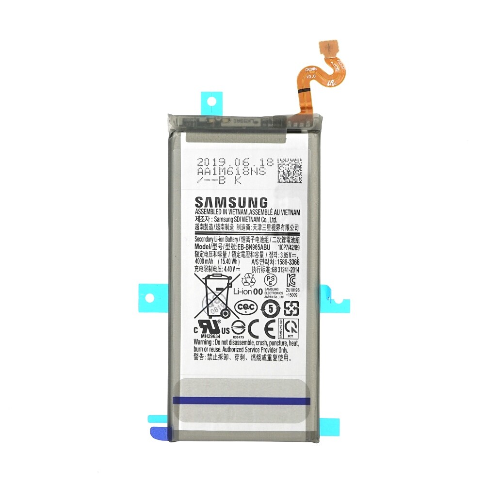 samsung galaxy note 9 battery replacement cost