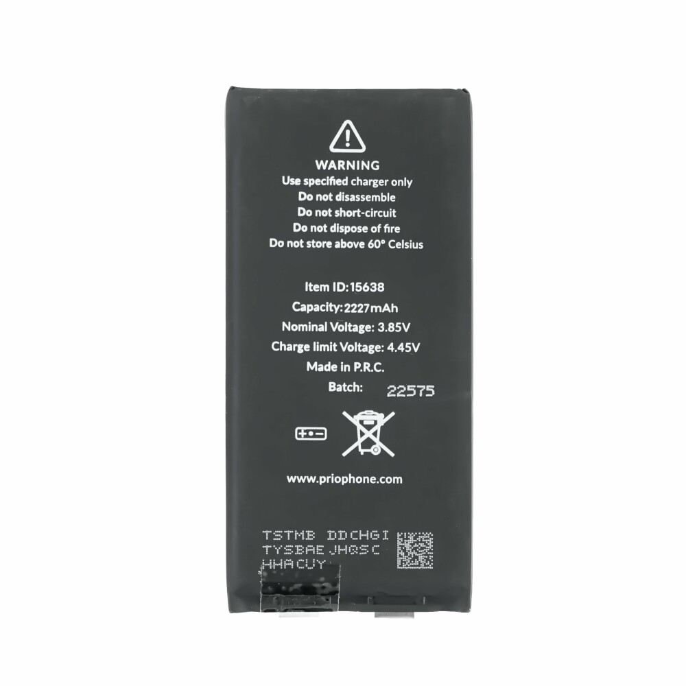 Cellule De Batterie Prio Pour Iphone 12 Mini Sans Nappe De Connexion